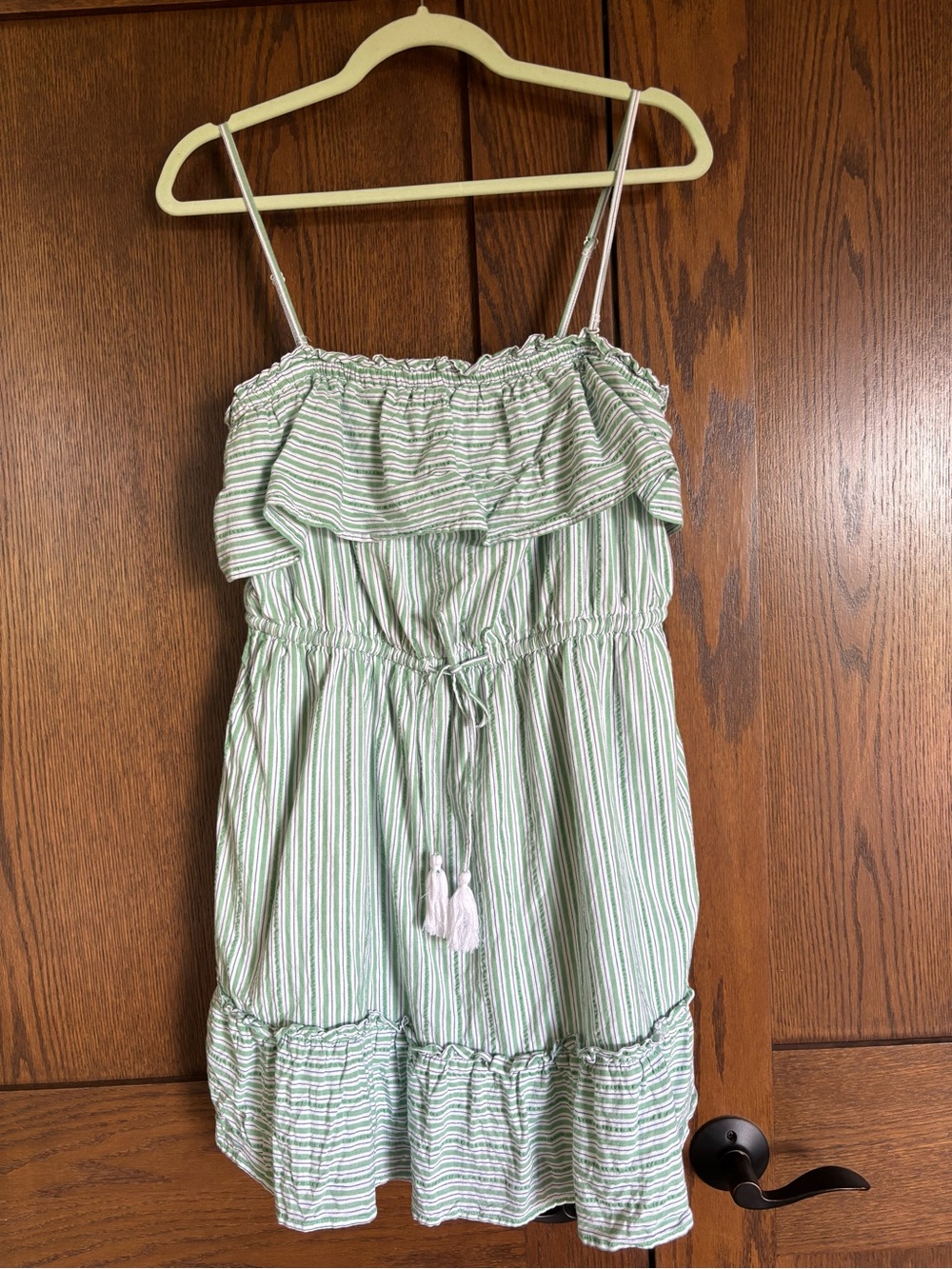 American Eagle Striped Cotton Sundress